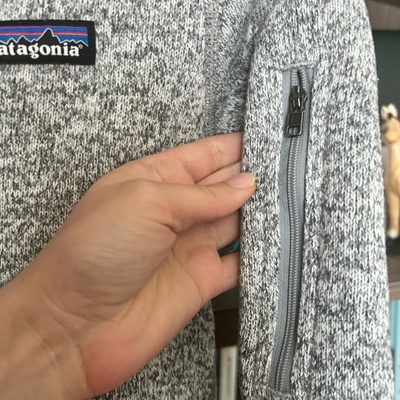 Patagonia Quarter Zip, light grey- XS - Picture 6 of 8